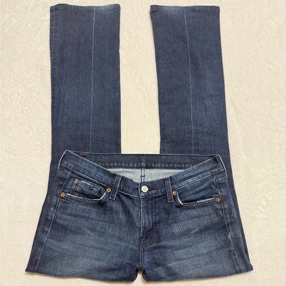 7 For All Mankind Size 29 Straight Leg Jeans - Picture 2 of 5